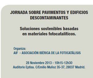 Jornada sobre pavimentos y edificios descontaminantes