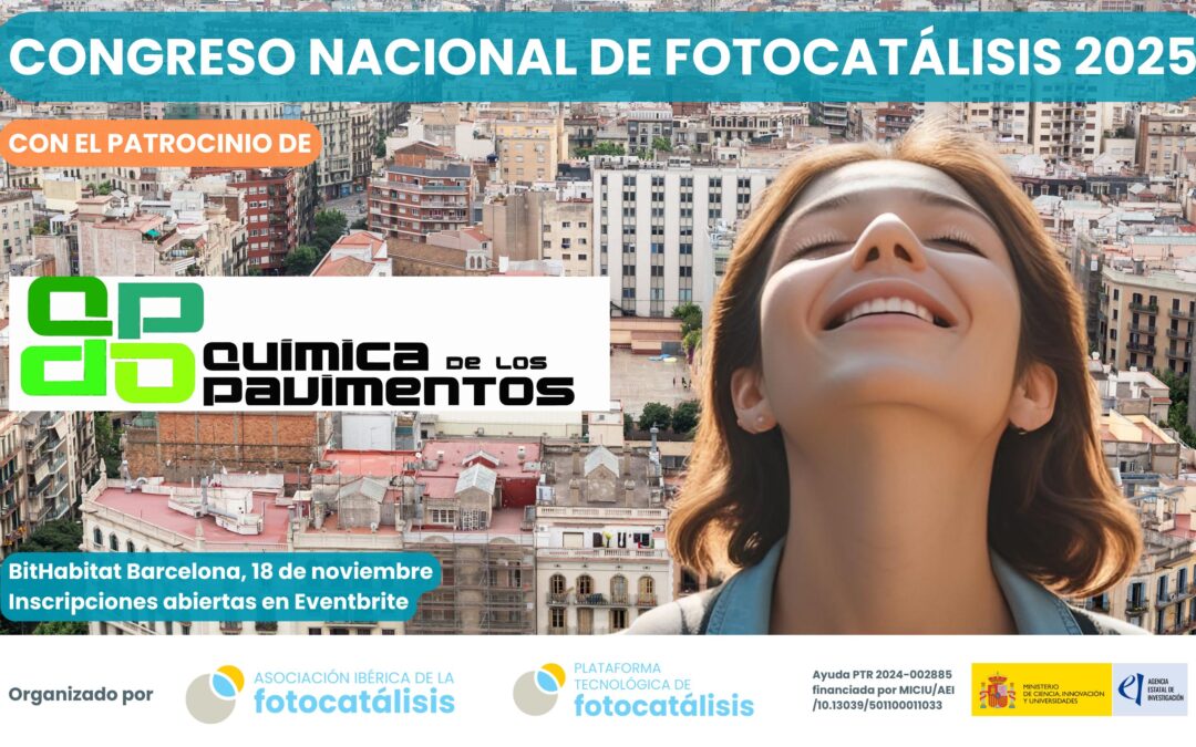 Química de los Pavimentos se une como patrocinador al Congreso Nacional de Fotocatálisis 2025