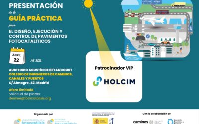 Holcim, Patrocinador VIP del acto de presentación de la Guía Práctica de Pavimentos Fotocatalíticos